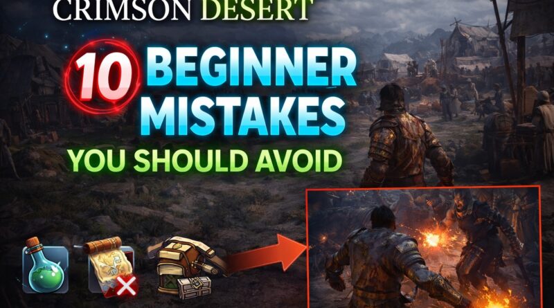 crimson desert beginner mistakes guide